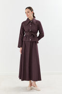Diane Denim Skirt Suit