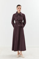 Diane Denim Skirt Suit