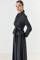 Diane Denim Skirt Suit