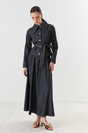 Diane Denim Skirt Suit