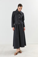 Diane Denim Skirt Suit