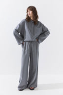 Stitched Detail Relaxed Trouser Set