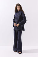 Stitched Detail Relaxed Trouser Set