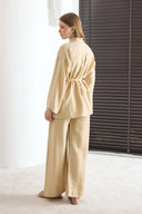 Stitched Detail Relaxed Trouser Set