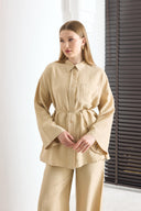 Stitched Detail Relaxed Trouser Set