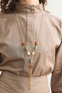 Natural Stone Chain Necklace