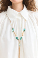 Natural Stone Chain Necklace