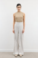 Draped Straight Fit Trousers