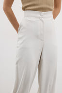 Draped Straight Fit Trousers