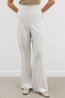 Draped Straight Fit Trousers