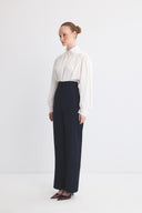 Dökümlü Straight Fit Pantolon