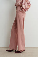 Draped Straight Fit Trousers