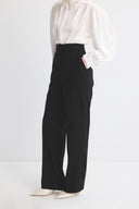 Draped Straight Fit Trousers