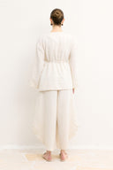 Button-Detail Organic Linen Shirt