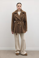 Dusk Curly Wool Coat