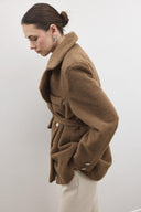 Dusk Curly Wool Coat