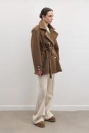 Dusk Curly Wool Coat