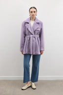 Dusk Curly Cashmere Coat