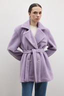 Dusk Curly Cashmere Coat