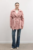 Dusk Curly Wool Coat