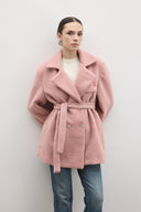 Dusk Curly Wool Coat