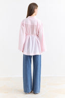 Binding Detail Voile Shirt