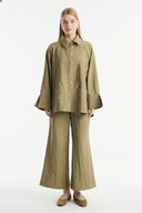 Shawl Collar Detailed Pant Suit