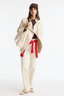 Asymmetric Buttoned Blazer Jacket