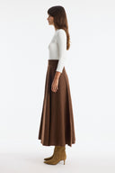 Knit Flared Skirt