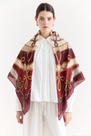 Samora Patterned Shoulder Shawl
