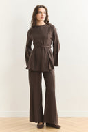 Elara Draped Trouser Set