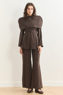Elara Draped Trouser Set