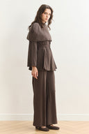 Elara Draped Trouser Set