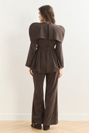Elara Draped Trouser Set