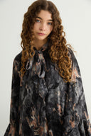 Elia Tiered Ruffle Chiffon Dress