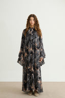 Elia Tiered Ruffle Chiffon Dress