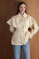 Eloria Hooded Raincoat