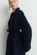 Elsa Sleeveless Pleated Business Suit