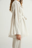 Elsa Shoulder Pad Pleated Business Suit