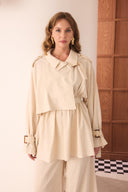 Emilia Linen Trench Set