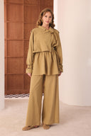 Emilia Linen Trench Set