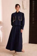 Estella Embroidered Skirt Set