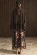 Patterned Chiffon Skirt Set