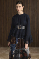 Skirt Patterned Chiffon Set