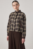 Pleated Plaid Skirt Set
