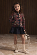 Ethnic Patterned Jacquard Jacket