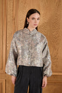Ethnic Jacquard Short Jacket