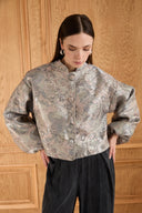 Ethnic Jacquard Short Jacket