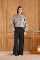 Ethnic Jacquard Short Jacket