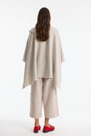 Collared Knit Poncho